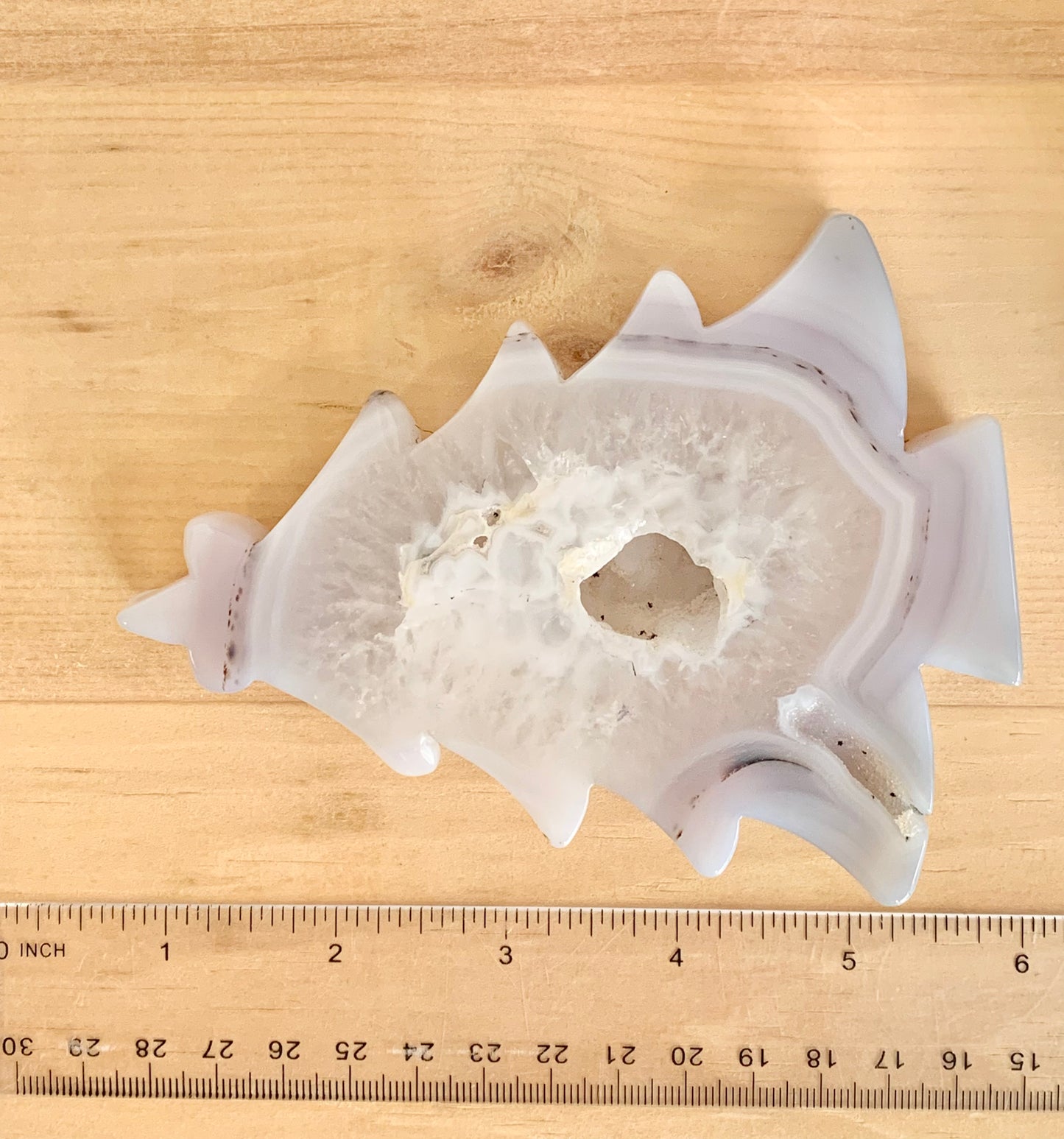 Geode Agate Christmas Tree, Flat