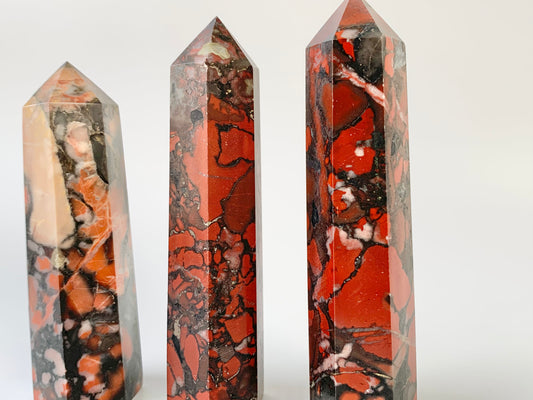 Red Point Jasper Tower, 3.2-3.3 oz