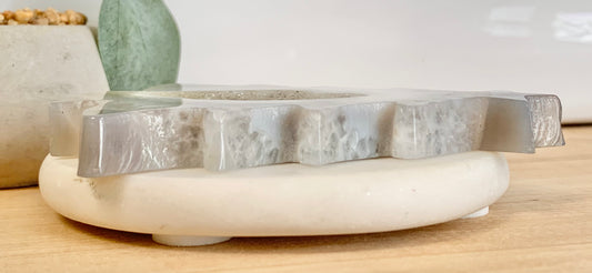 Geode Agate Christmas Tree, Flat