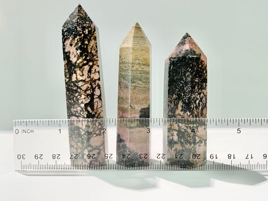 Rhodonite Tower, ~3-3.9oz