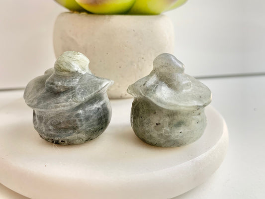 Labradorite Mini Pumpkin Carving, Halloween