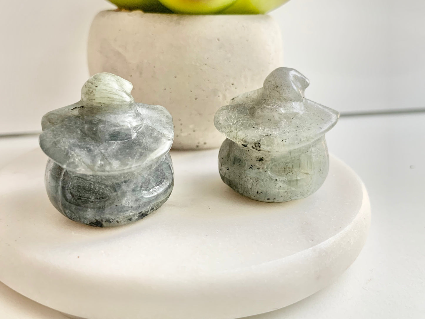 Labradorite Mini Pumpkin Carving, Halloween