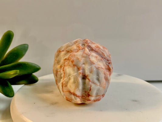 Red Vein Human Brain Carving