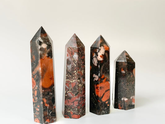 Red Point Jasper Tower, 1.4-1.5 oz