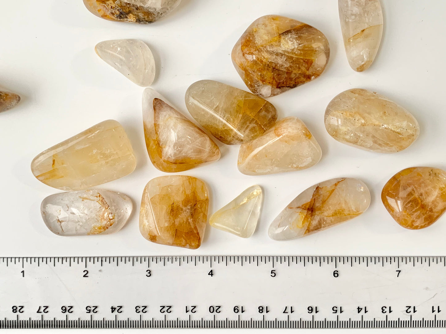 Golden Healer Quartz Tumbles