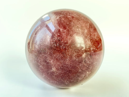 Strawberry Quartz Sphere, 90mm