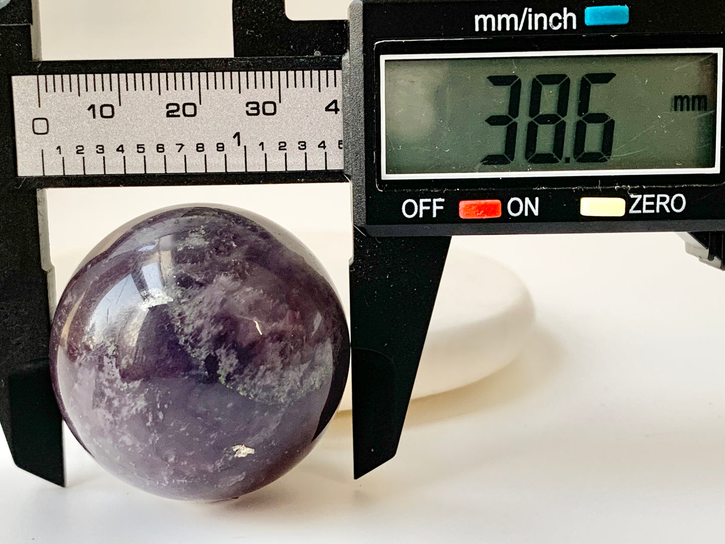 Purple Fluorite Sphere, 38-40mm