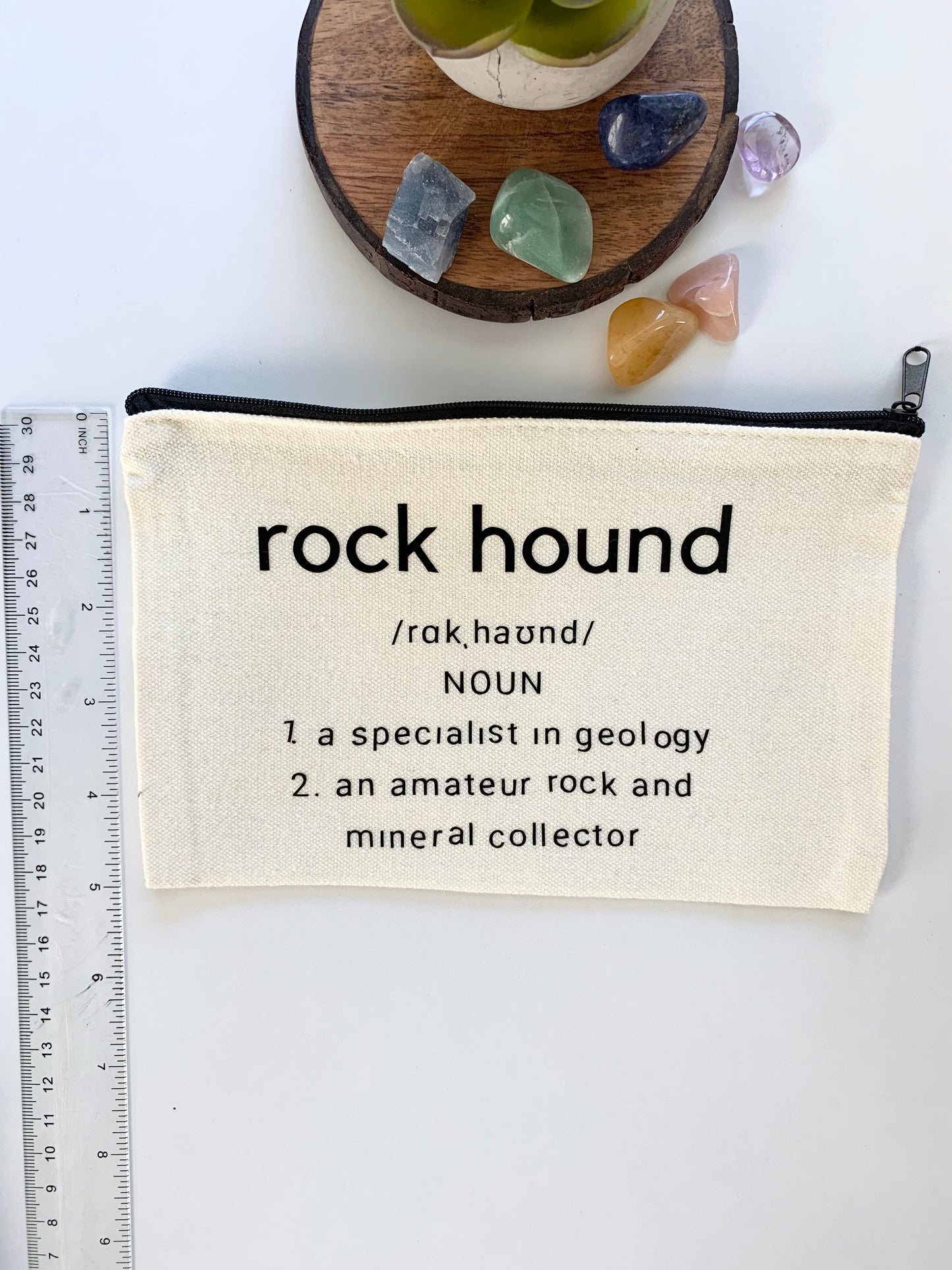 “Rockhound” Zipper Pouch