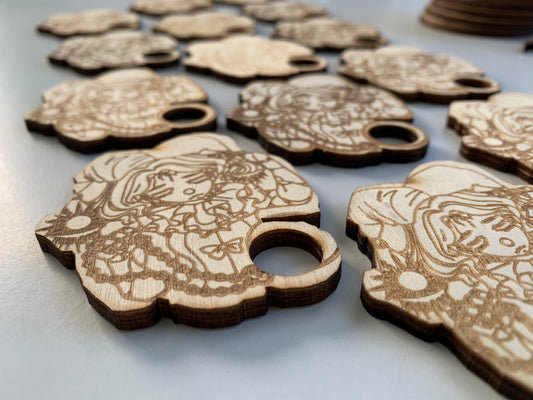 Jester Wooden Sphere Holder