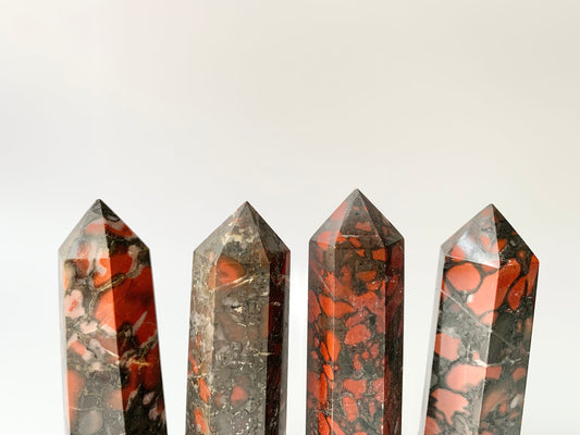 Red Point Jasper Tower, 3.0-3.1 oz