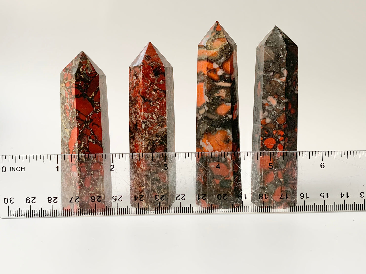 Red Point Jasper Tower, 2.4-2.5 oz