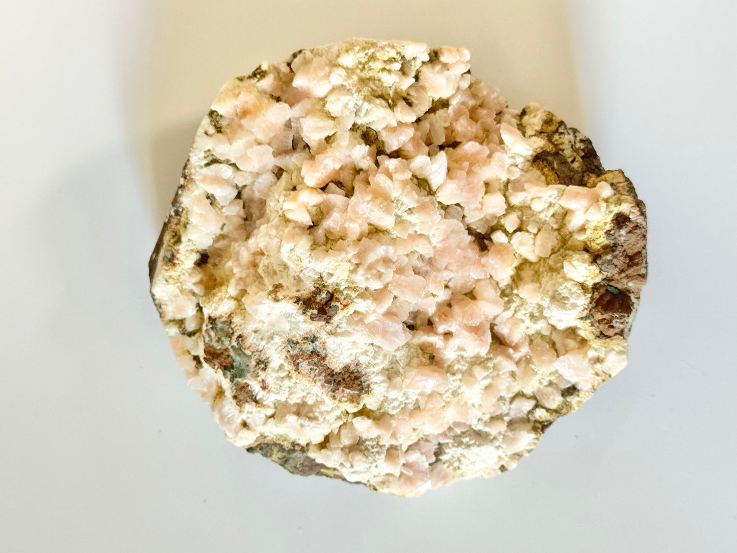 Peach Stilbite Crystal Cluster