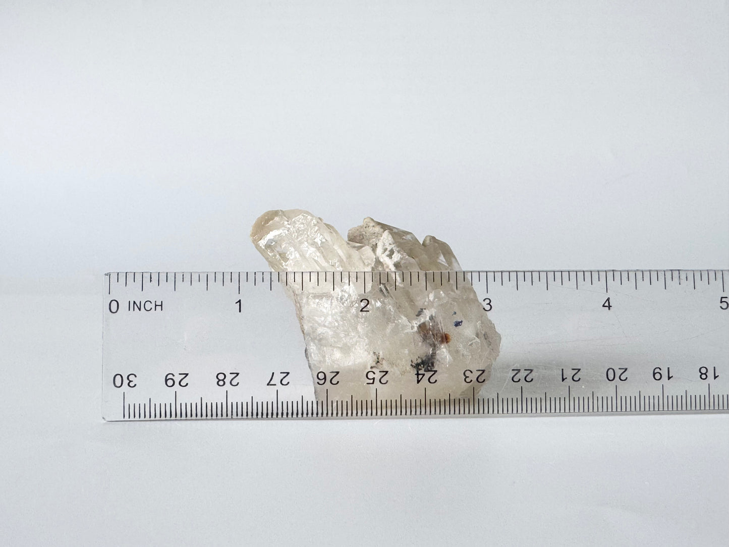 Azurite on Clear Quartz