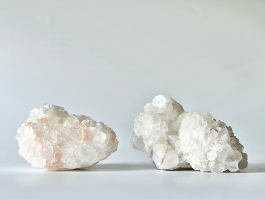 Apophyllite with Peach Stilbite