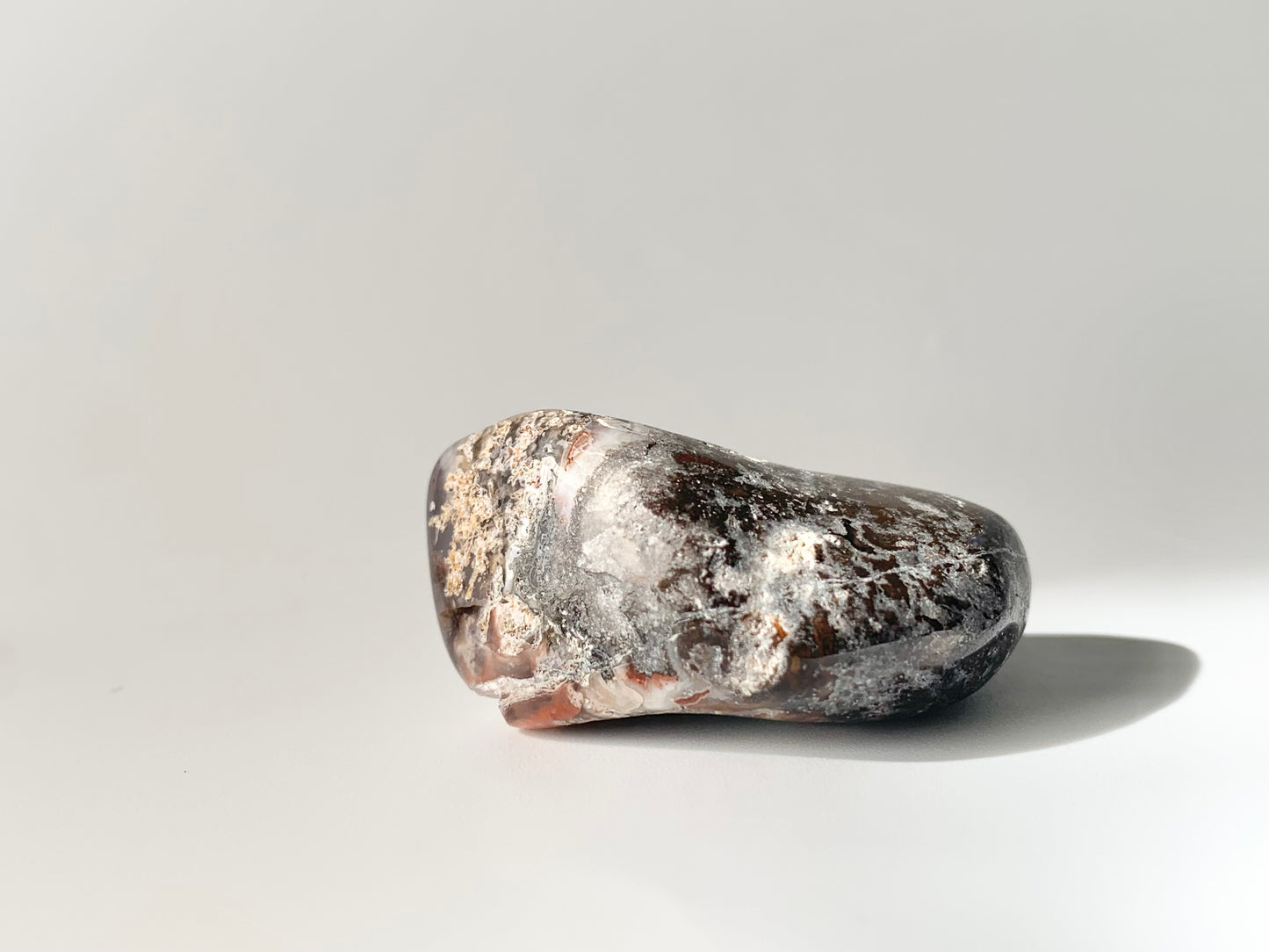 Crazy Lace Agate, tumble