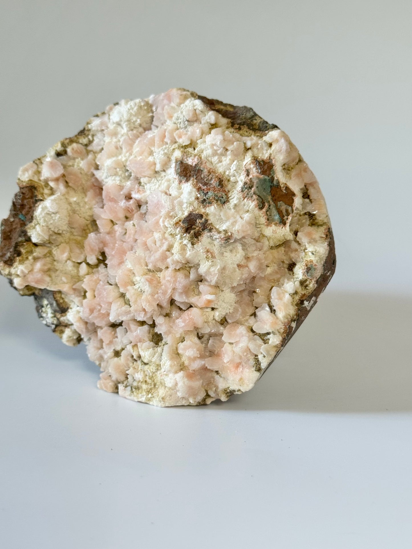 Peach Stilbite Crystal Cluster