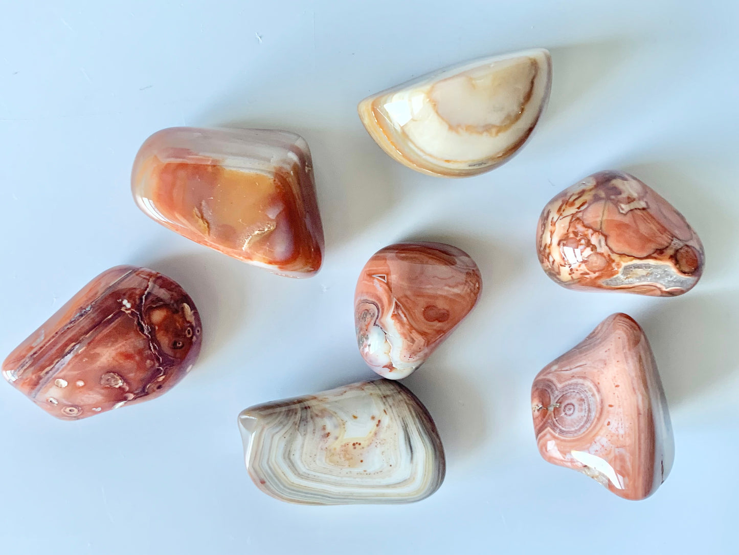 Bahia Agate, Tumble