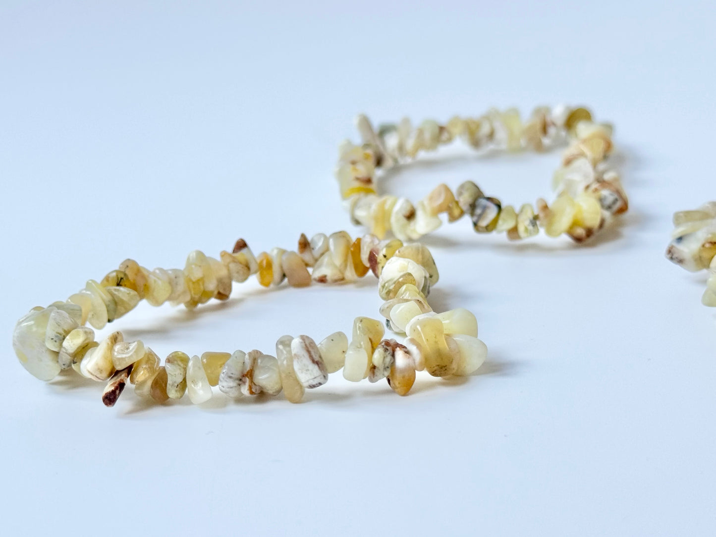 Green Opal Chip Bead Bracelet