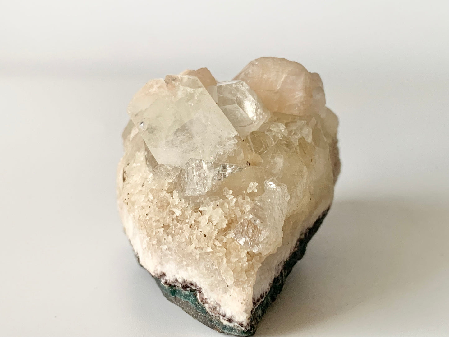 Peach Stilbite, raw
