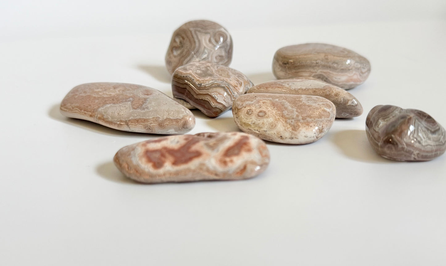 Summerville Lace Agate, Tumble