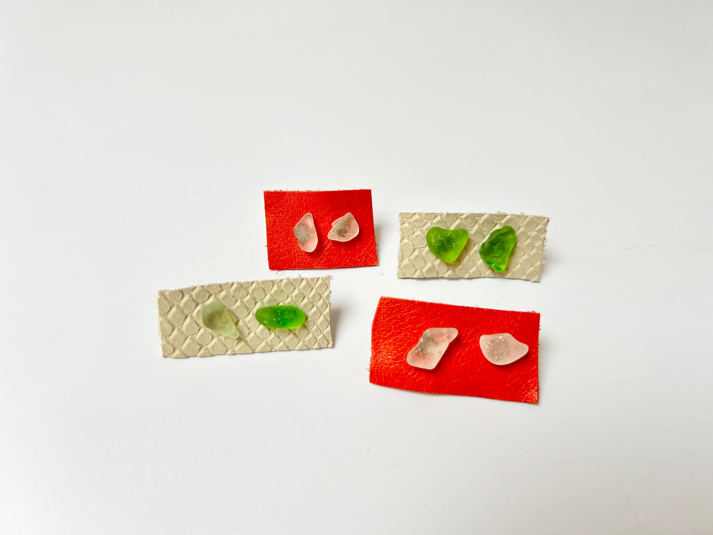 Gem Chip Stud Earrings