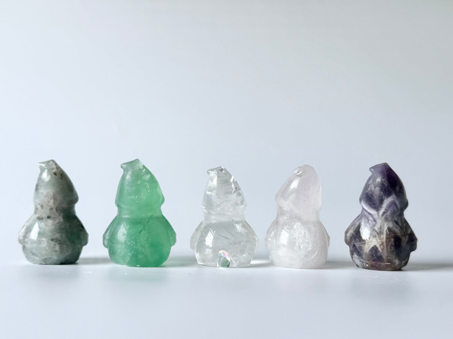 Mini Penguins with Hats Carving