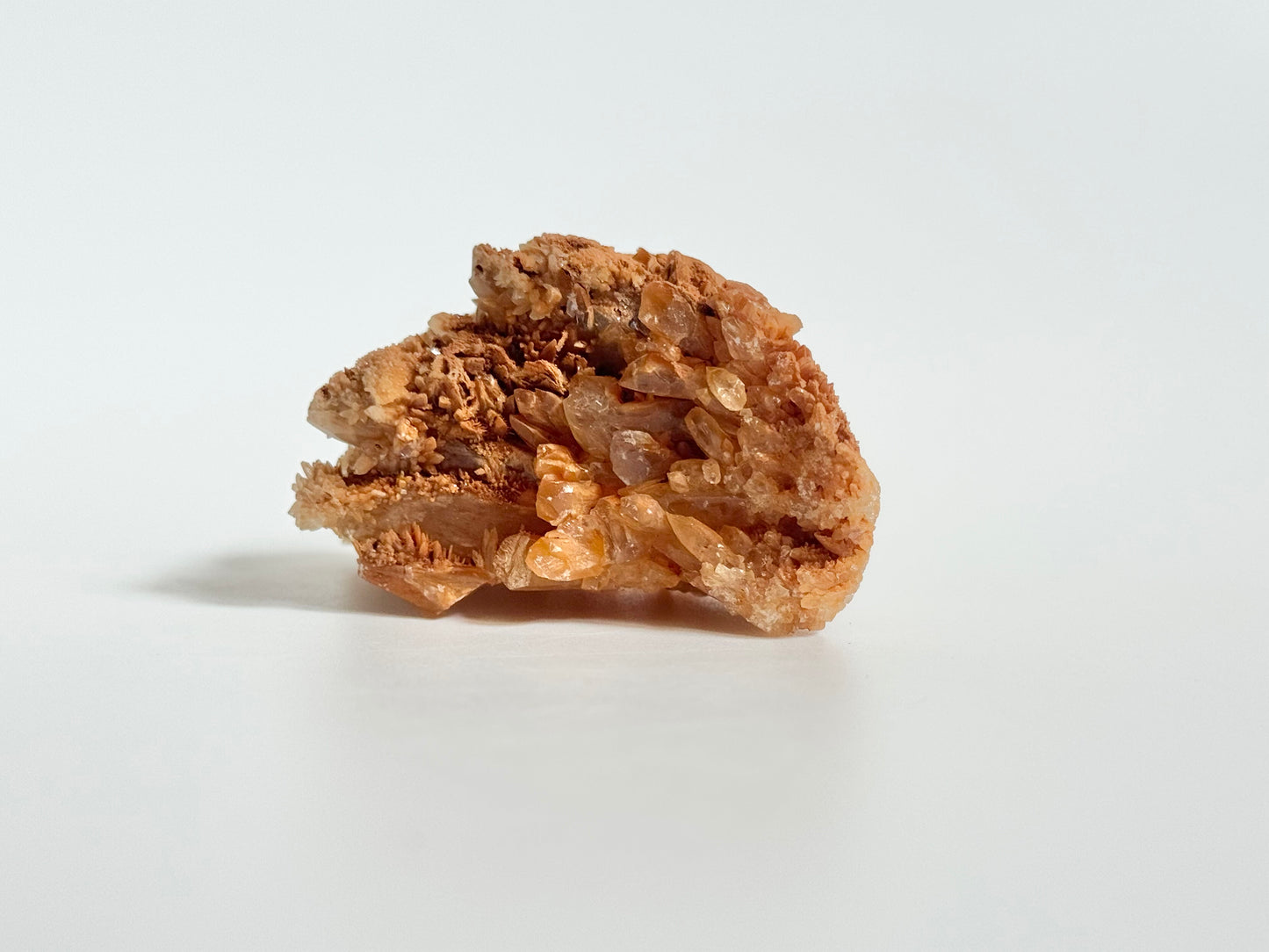Dogtooth Calcite on Quartz