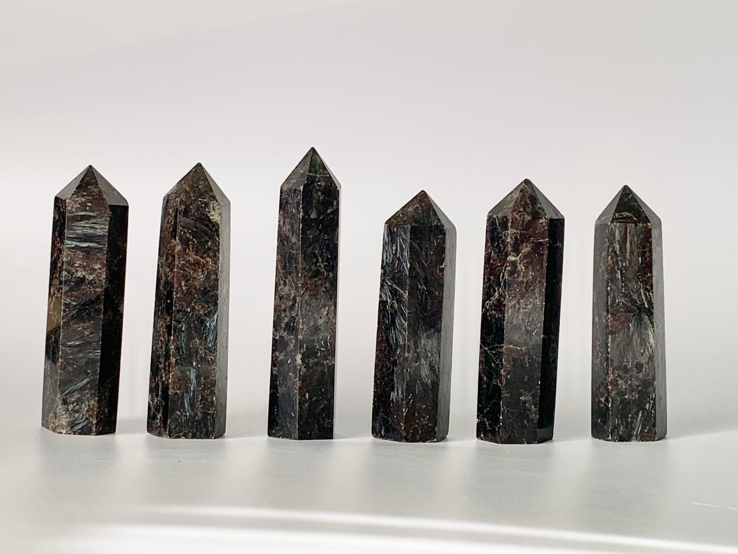 Garnet and Astrophyllite Tower