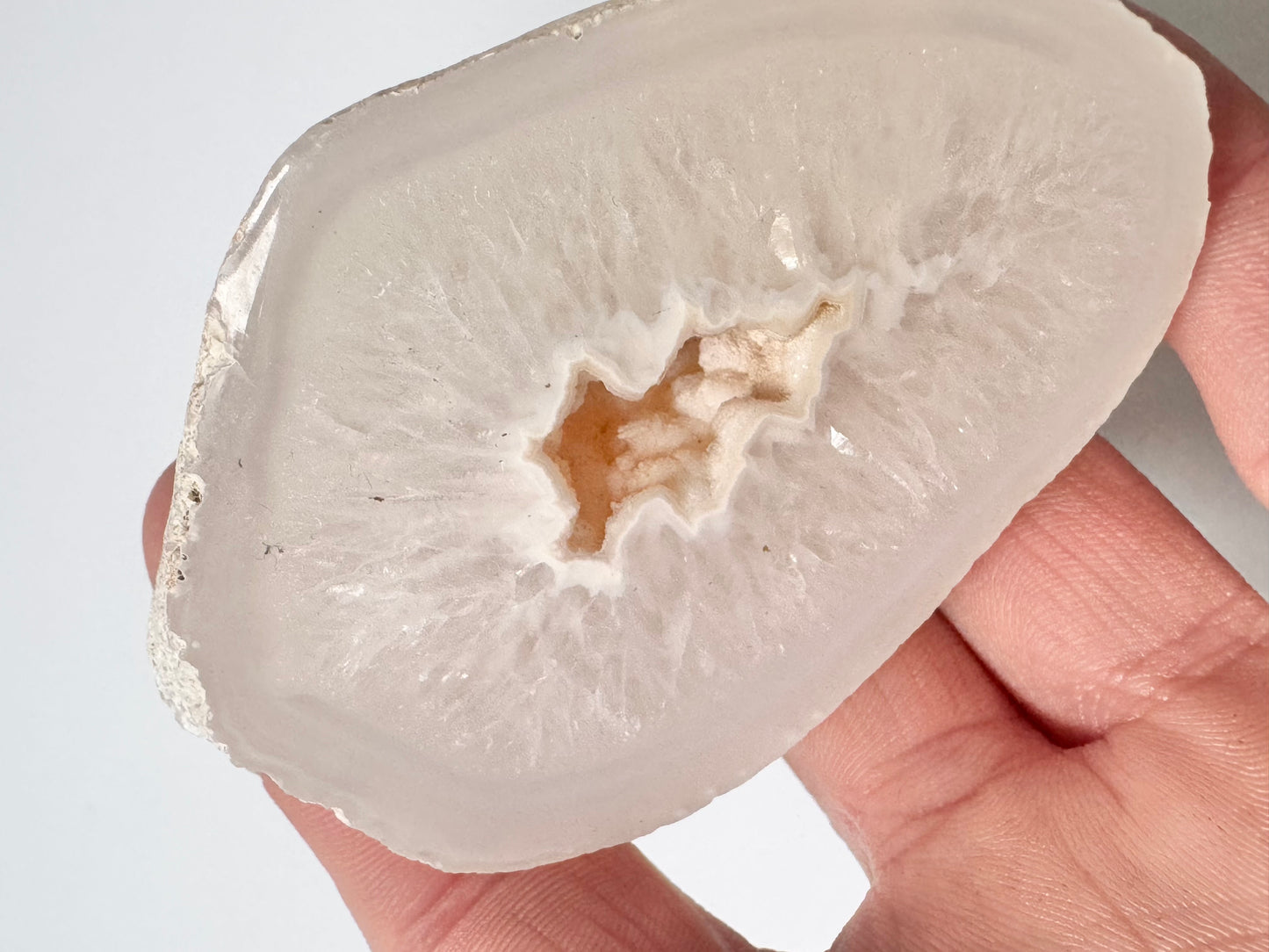 White agate nodule