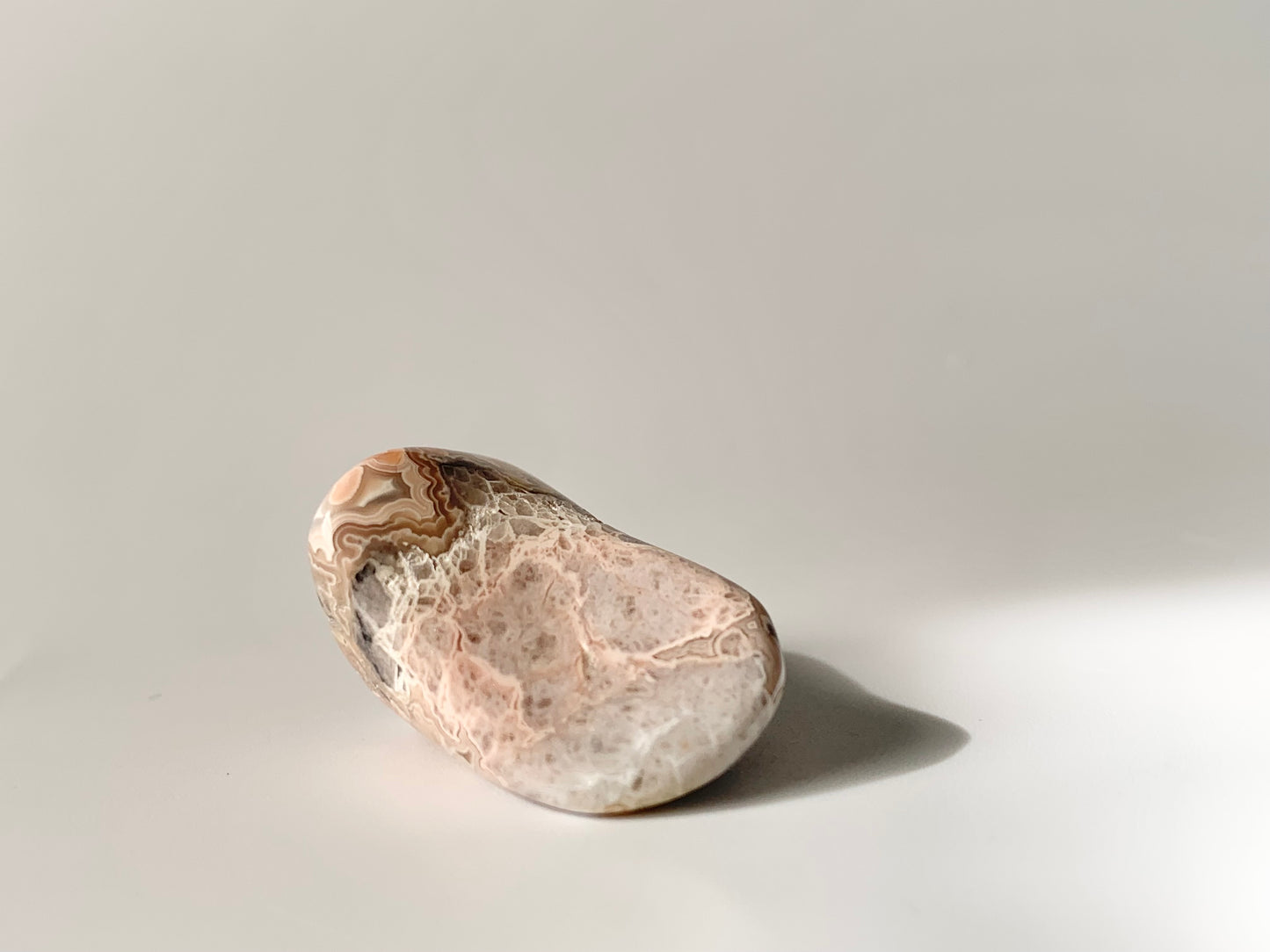 Crazy Lace Agate, tumble