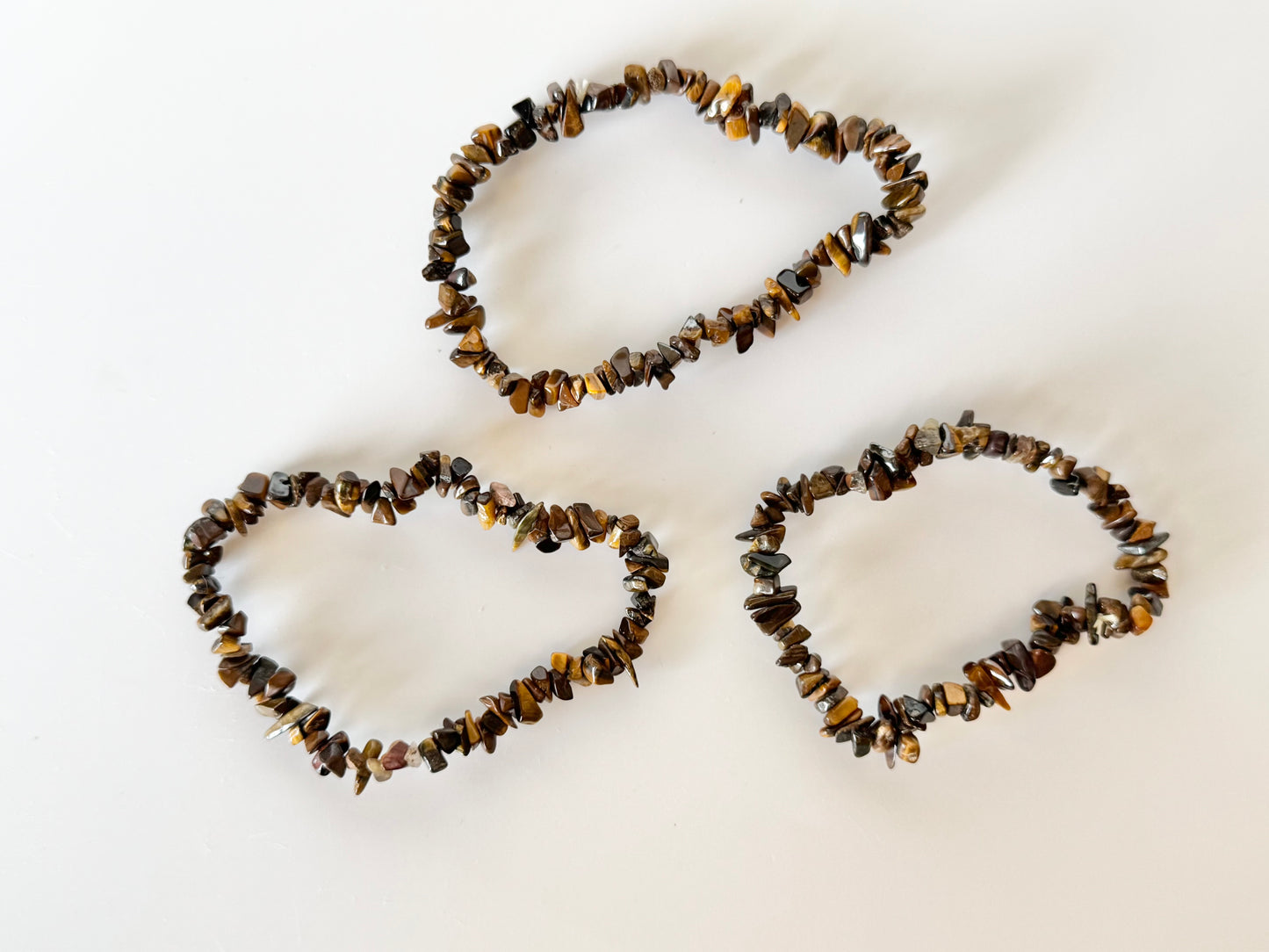 Tiger's Eye Chip Bead Bracelet