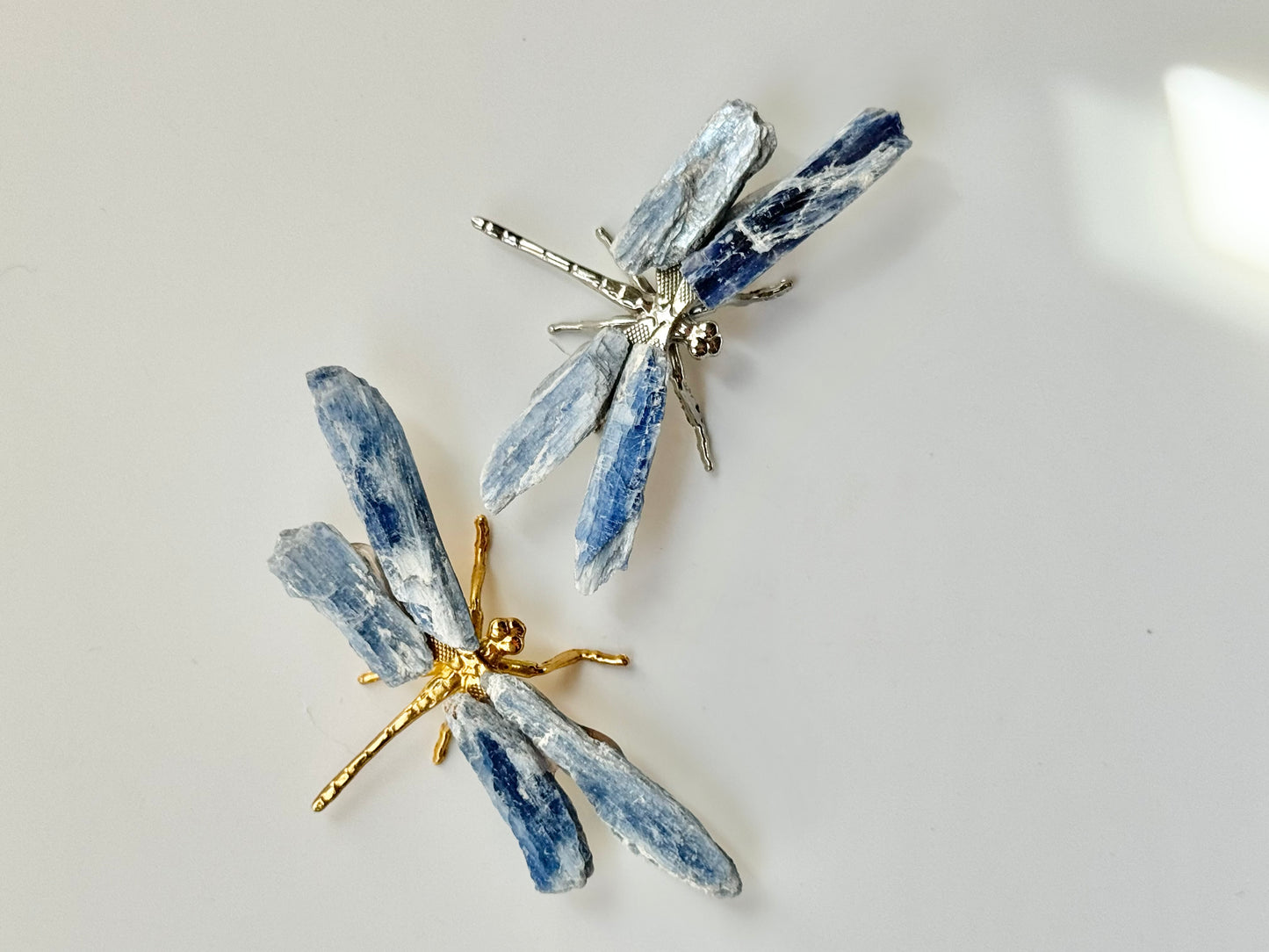 Blue Kyanite Winged Dragonfly