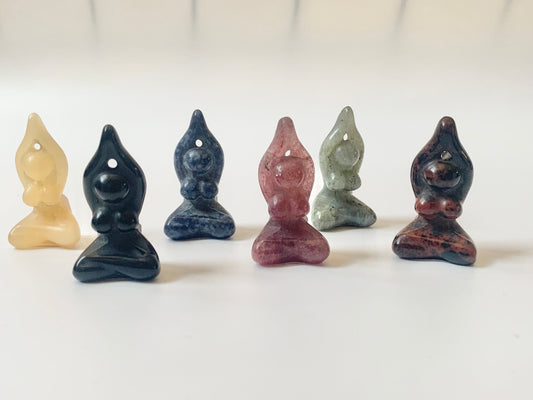 Mini Yoga Carving, Prayer Pose