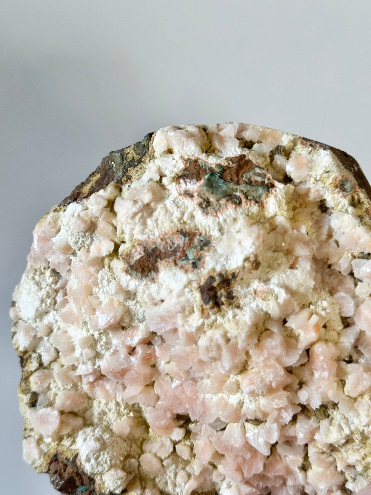 Peach Stilbite Crystal Cluster