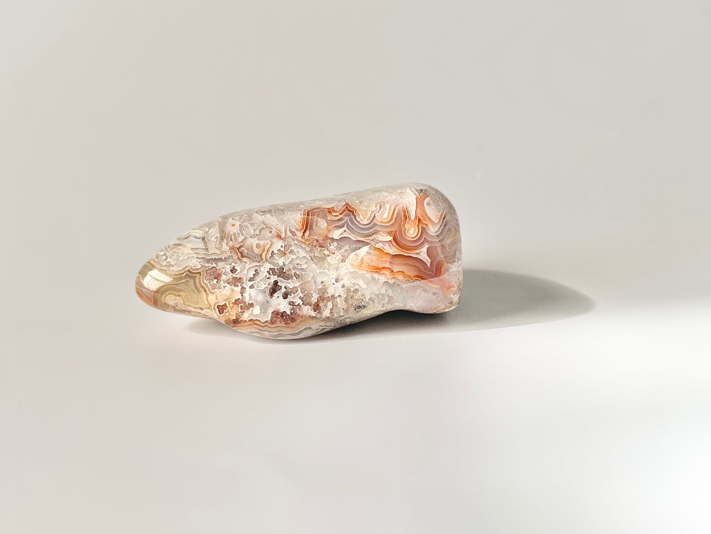 Crazy Lace Agate, tumble
