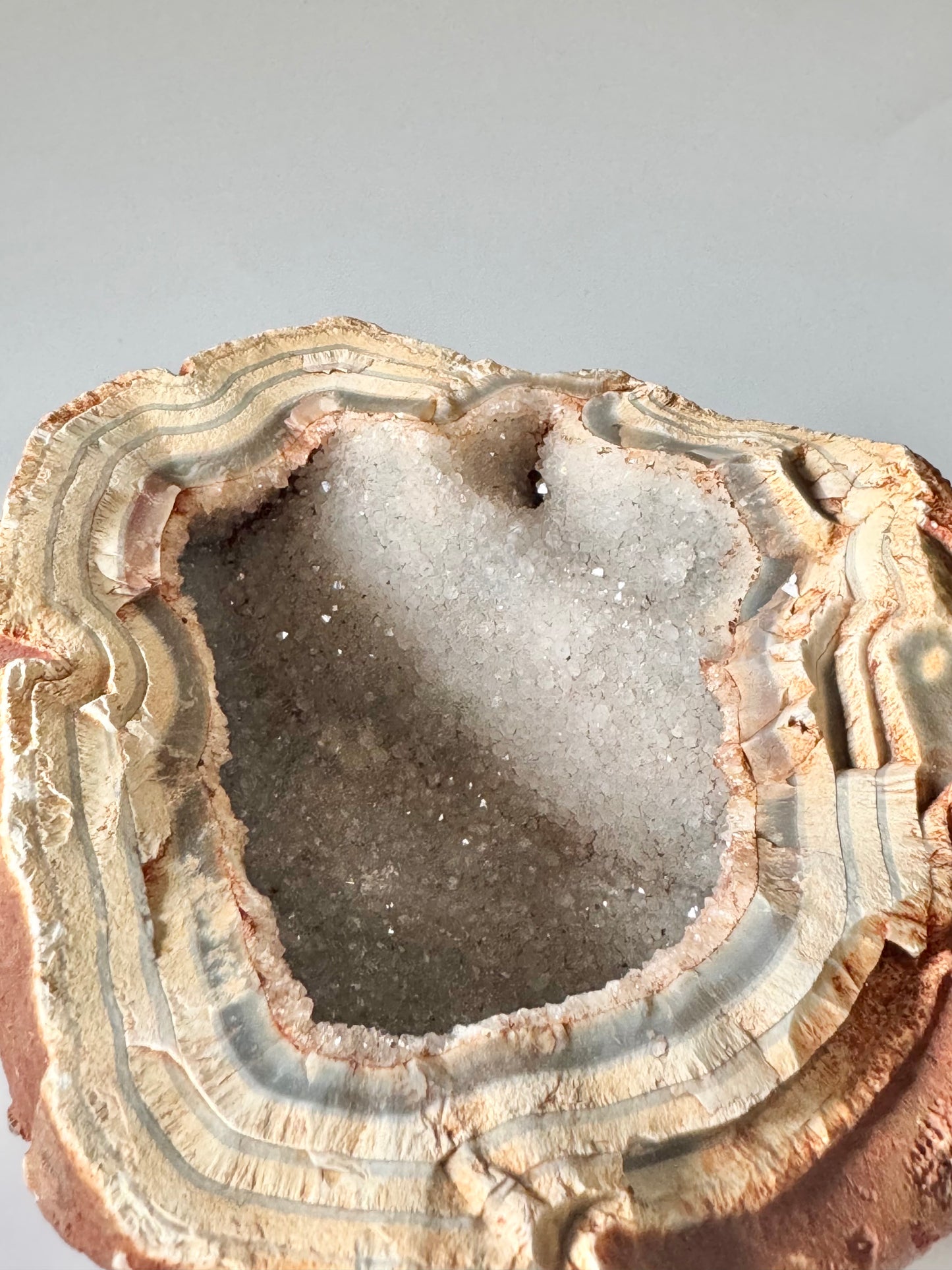 Raw Agate Geode Quartzite, Extra Large