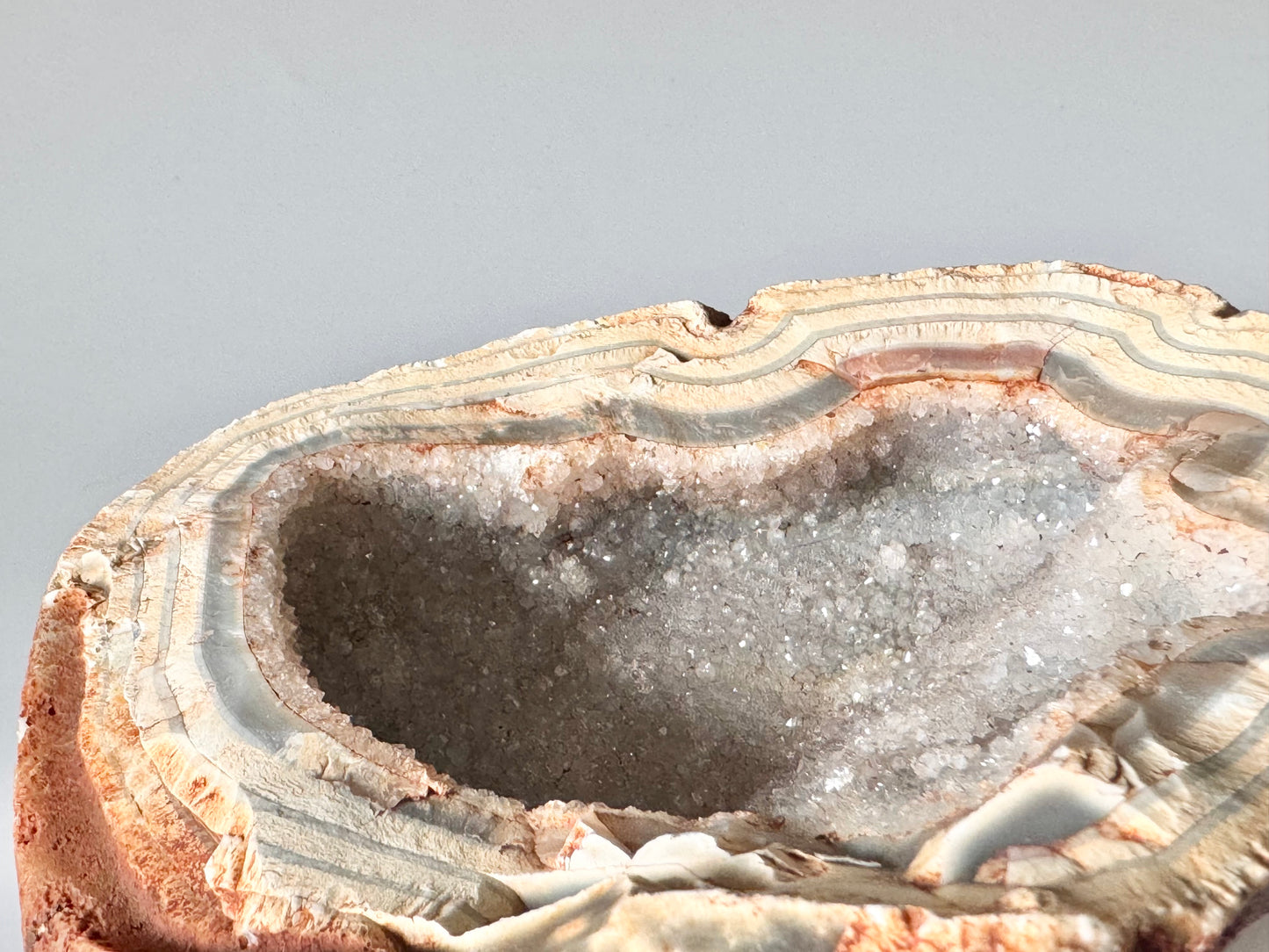 Raw Agate Geode Quartzite, Extra Large