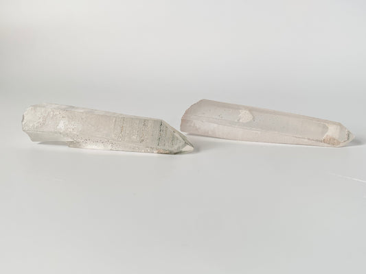 Lemurian with Chlorite, raw crystal