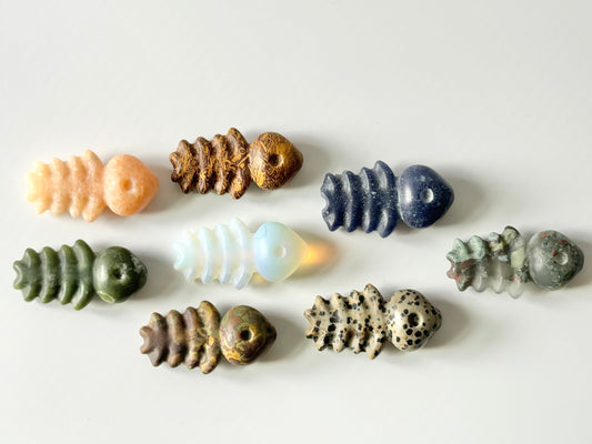 Mini Fish Bone Carving