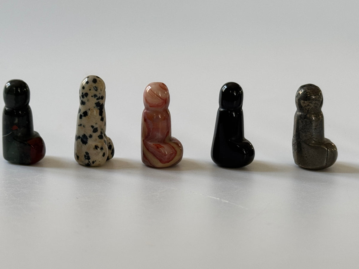 Mini Phallus Carving – Male Form Stone & Crystal Figurine