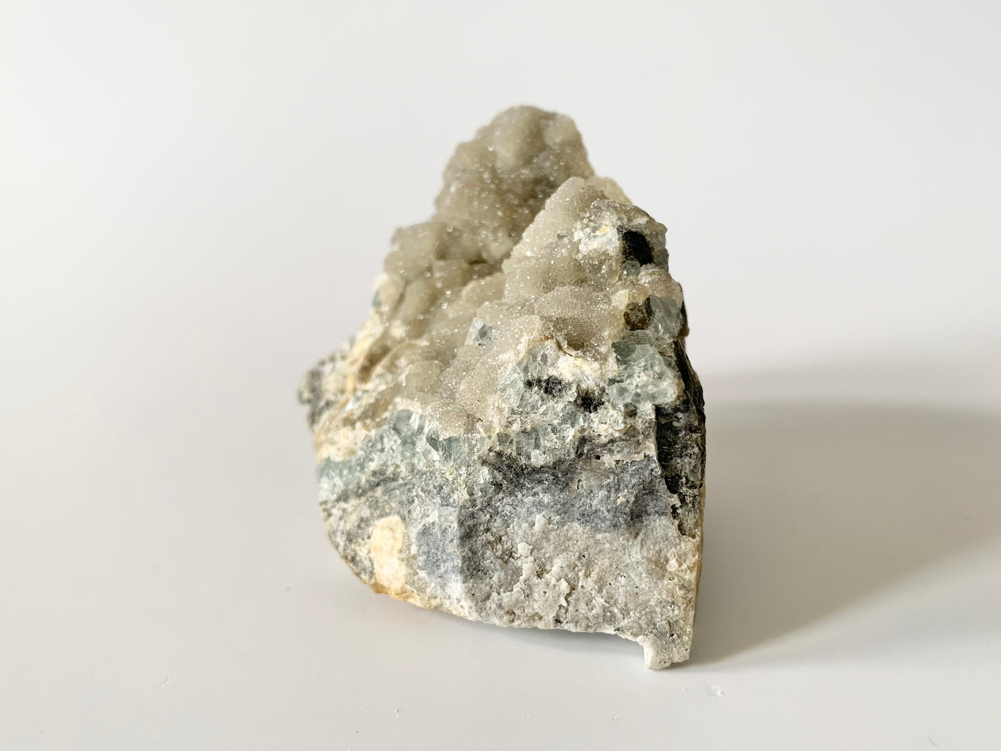 Blue fluorite, Raw