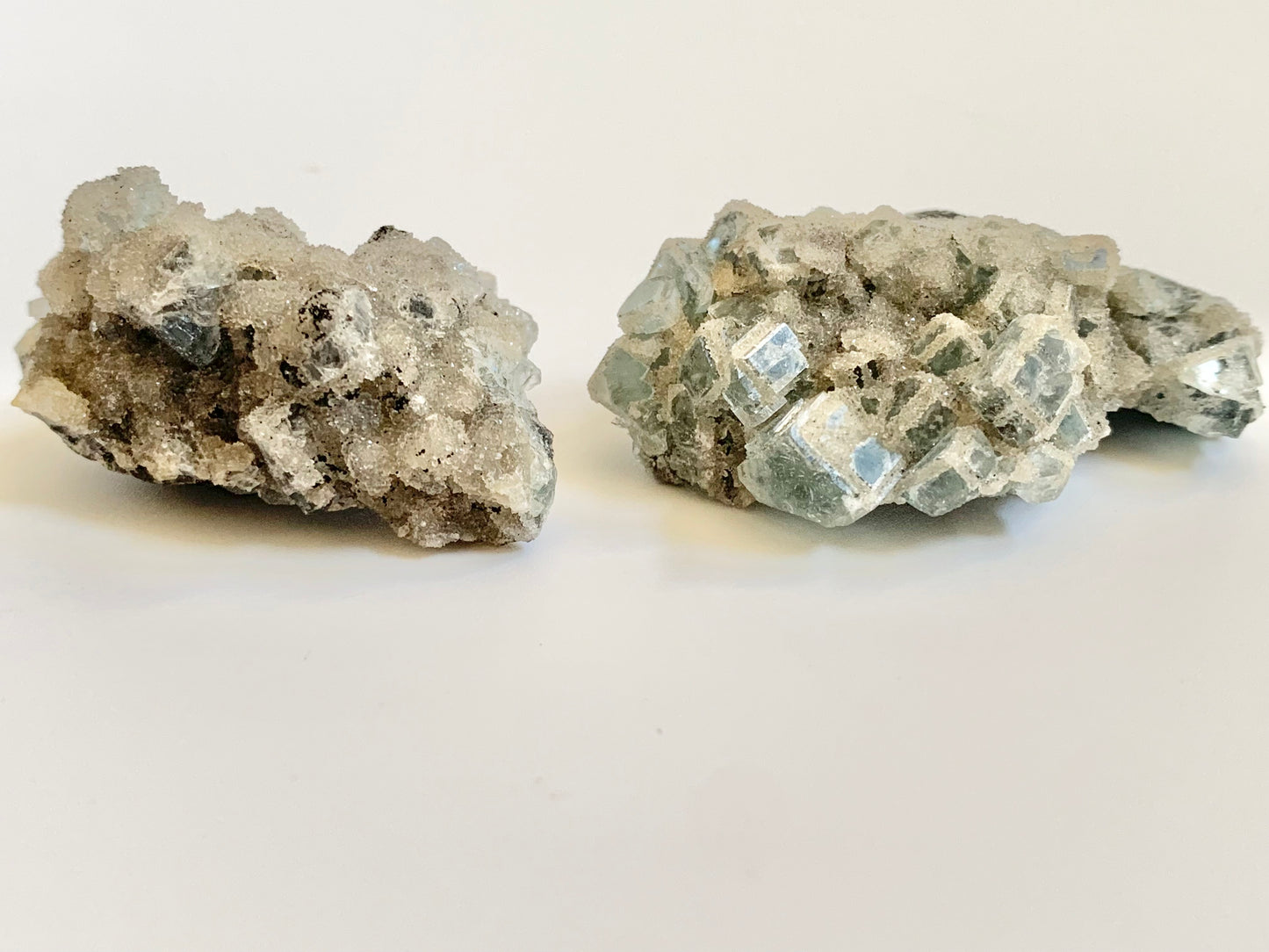 Blue fluorite, Raw