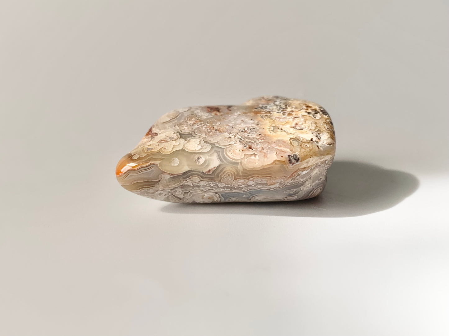 Crazy Lace Agate, tumble