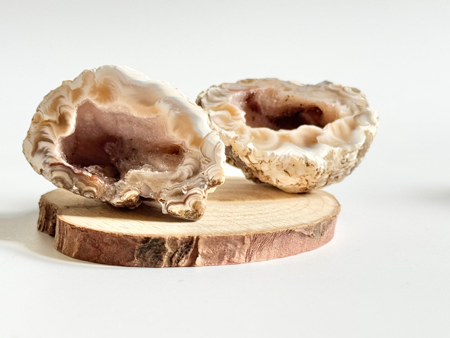 Oco Agate geode Polished Pairs, Assorted