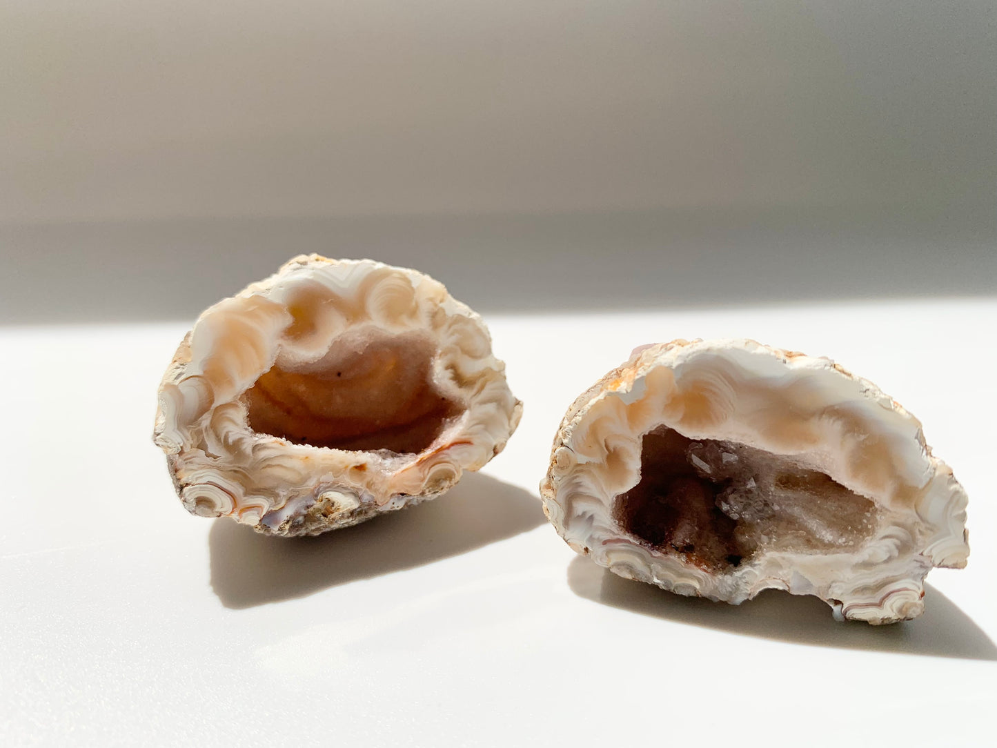Oco Agate geode Polished Pairs, Assorted