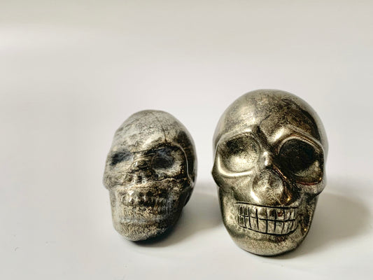 Small Pyrite Skull