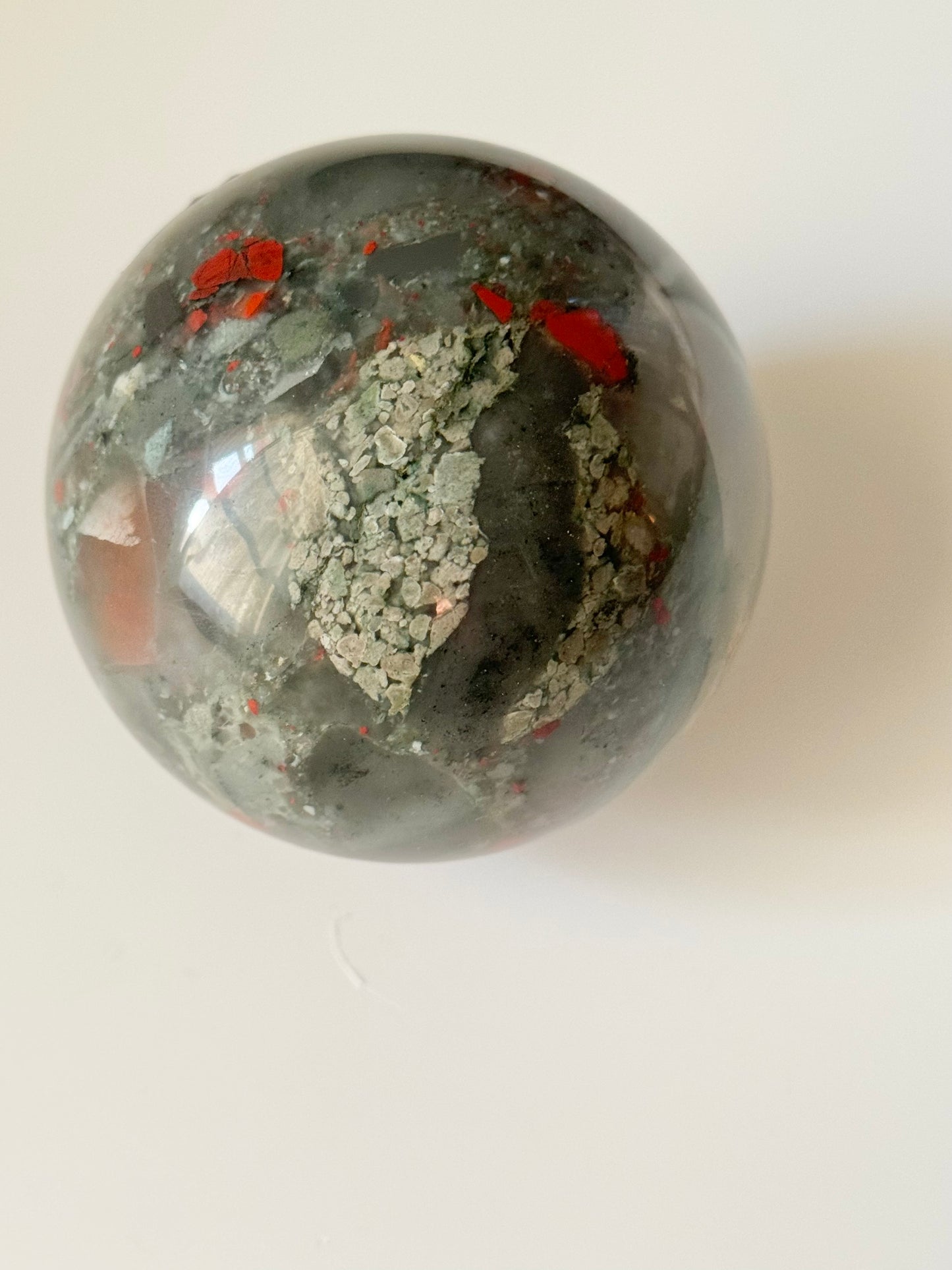 African Blood Stone Sphere