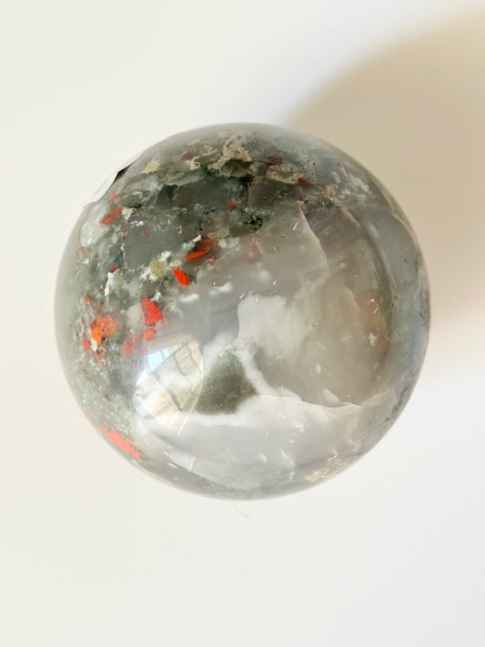 African Blood Stone Sphere