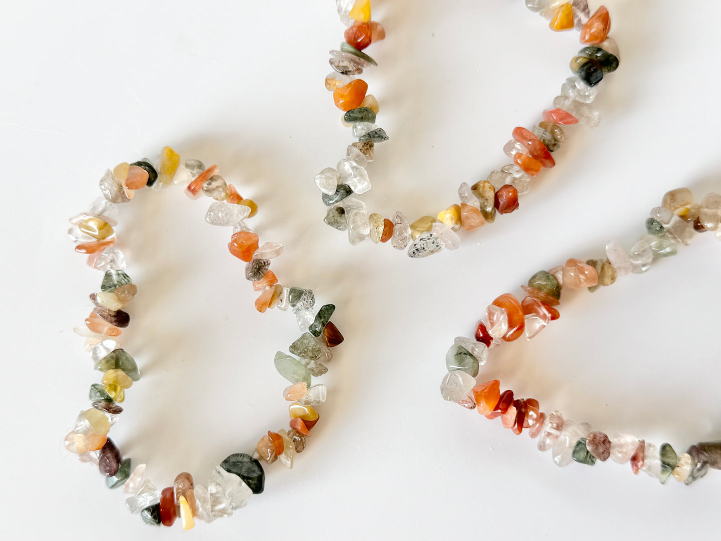 Garden Quartz Chip Bead Bracelet