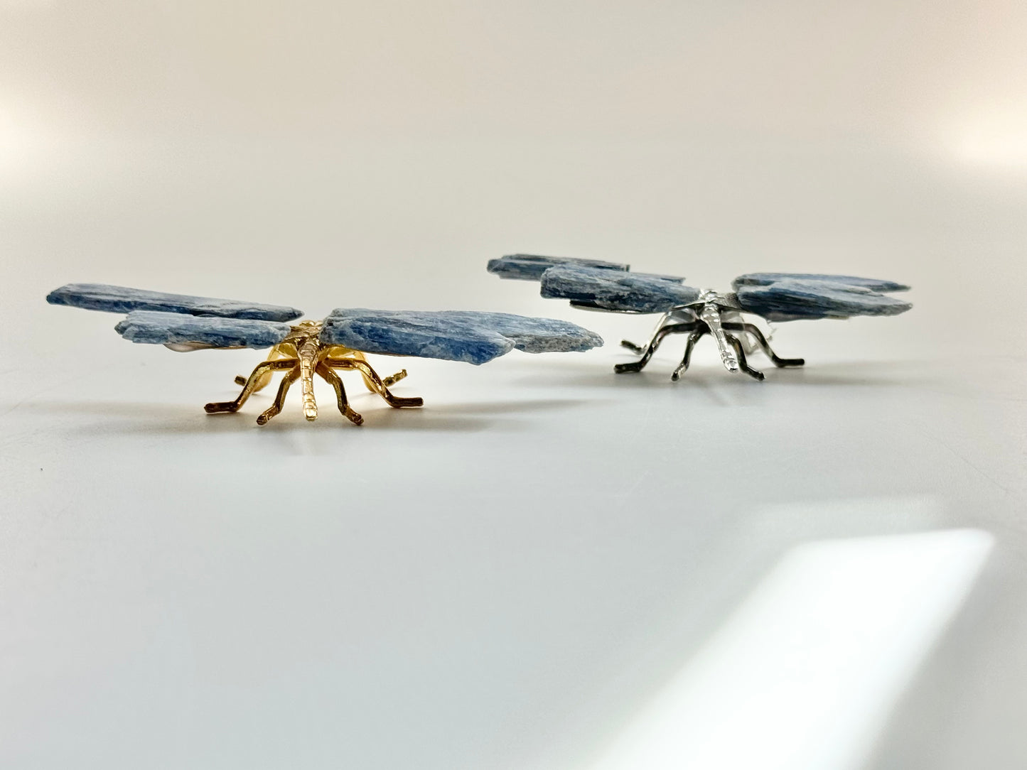 Blue Kyanite Winged Dragonfly